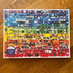 NEW Galison Toy Cars 1000 pc puzzle